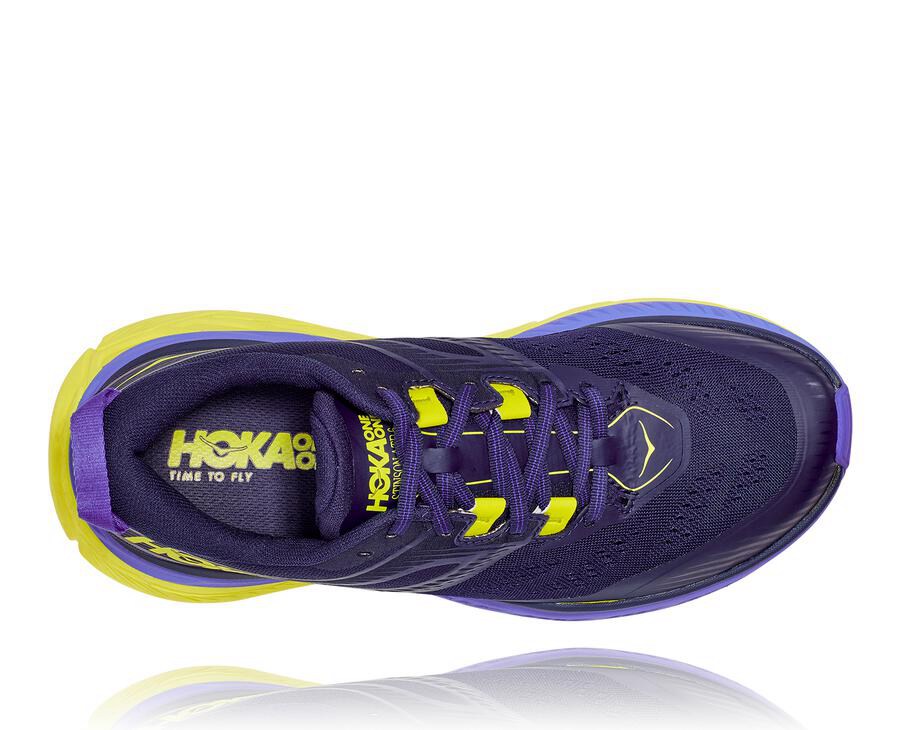 Hoka One One Trainers Mens Blue/Green - Stinson Atr 6 - 05834AJDN